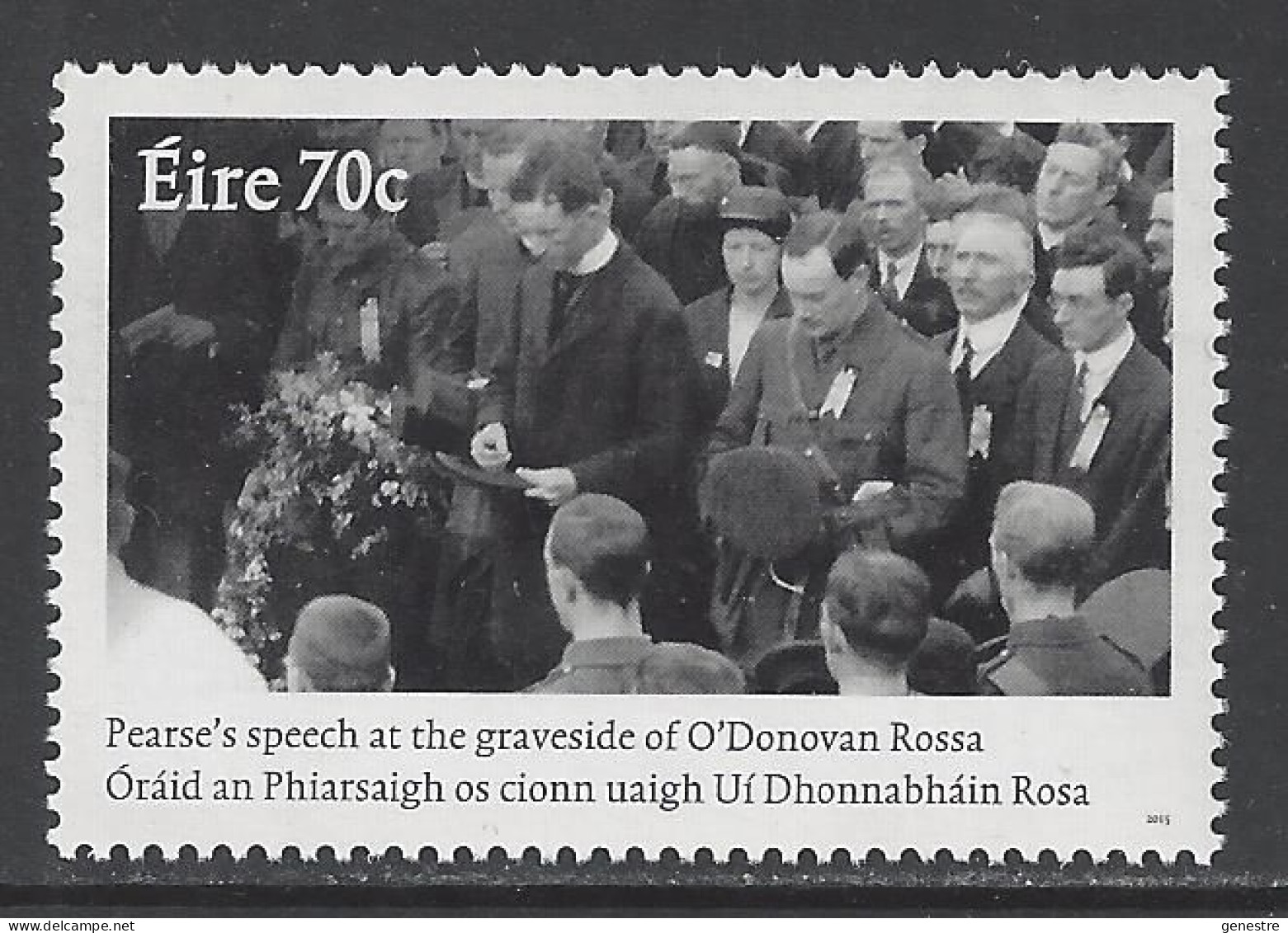 Irlande / Eire 2015 - "Pearse's Speech At The Graveside Of O'Donovan Rossa" ** (MNH) - Ungebraucht