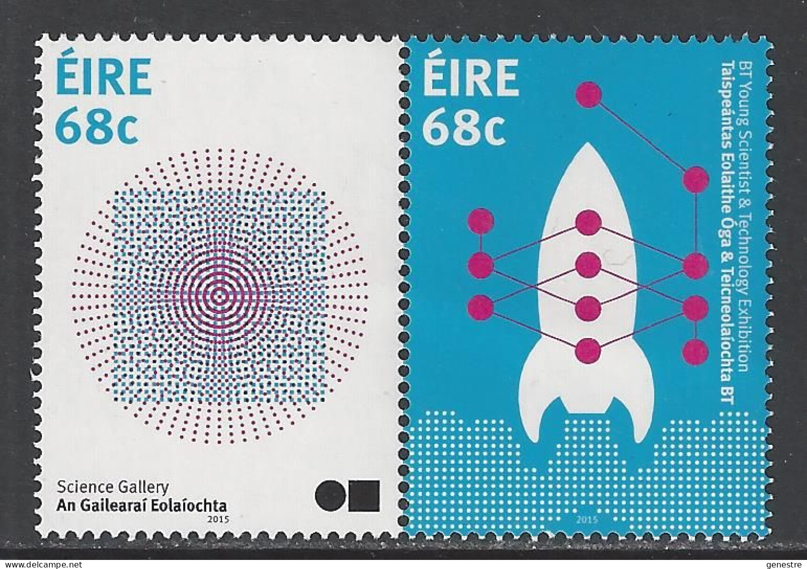 Irlande / Eire 2015 - "Science Gallery & BT Young Scientist & Technology Exhibition" ** (MNH) - Ungebraucht