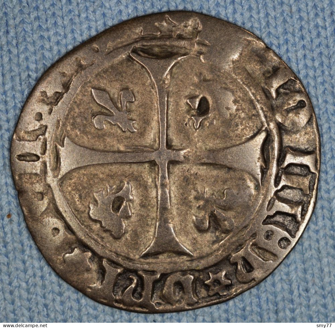 Dauphiné / Comté De Vienne • Blanc • Louis II (Louis XI) 1440 - 1456 • ►R2◄ • Romans [24-247] - Dauphiné