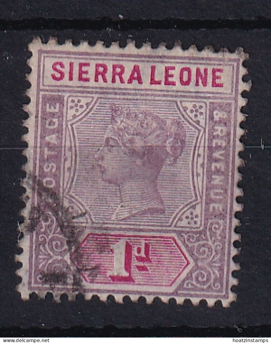 Sierra Leone: 1896/97   QV     SG42     1d      Used - Sierra Leone (...-1960)