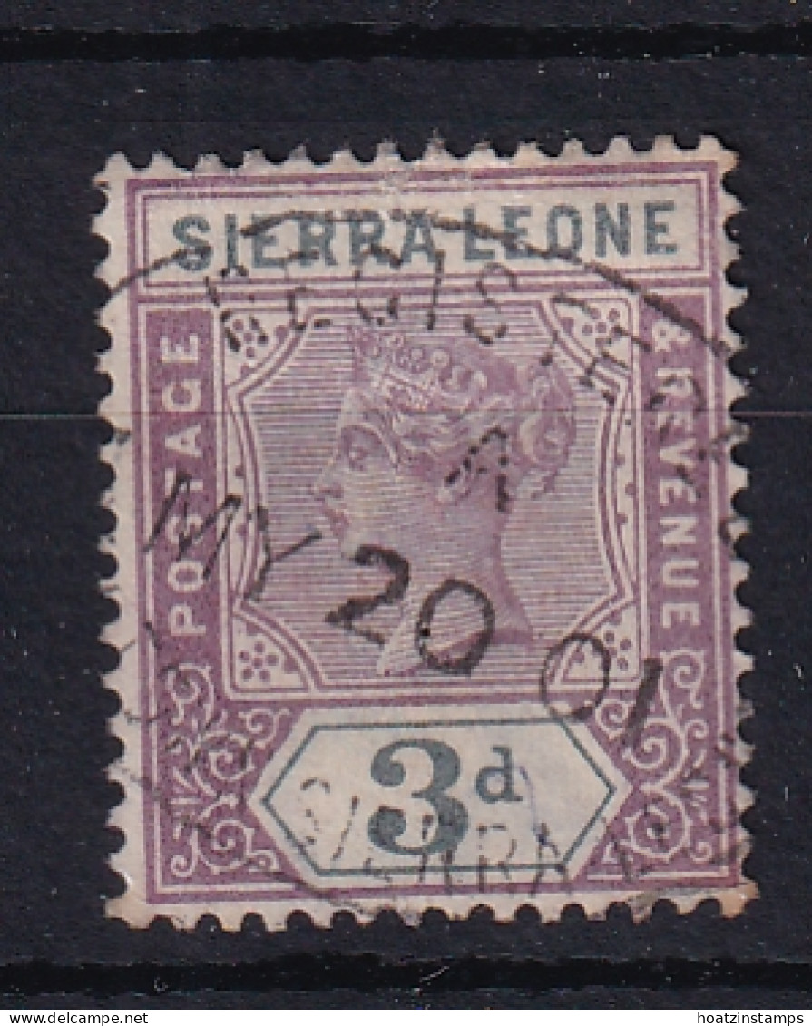 Sierra Leone: 1896/97   QV     SG46     3d      Used - Sierra Leona (...-1960)