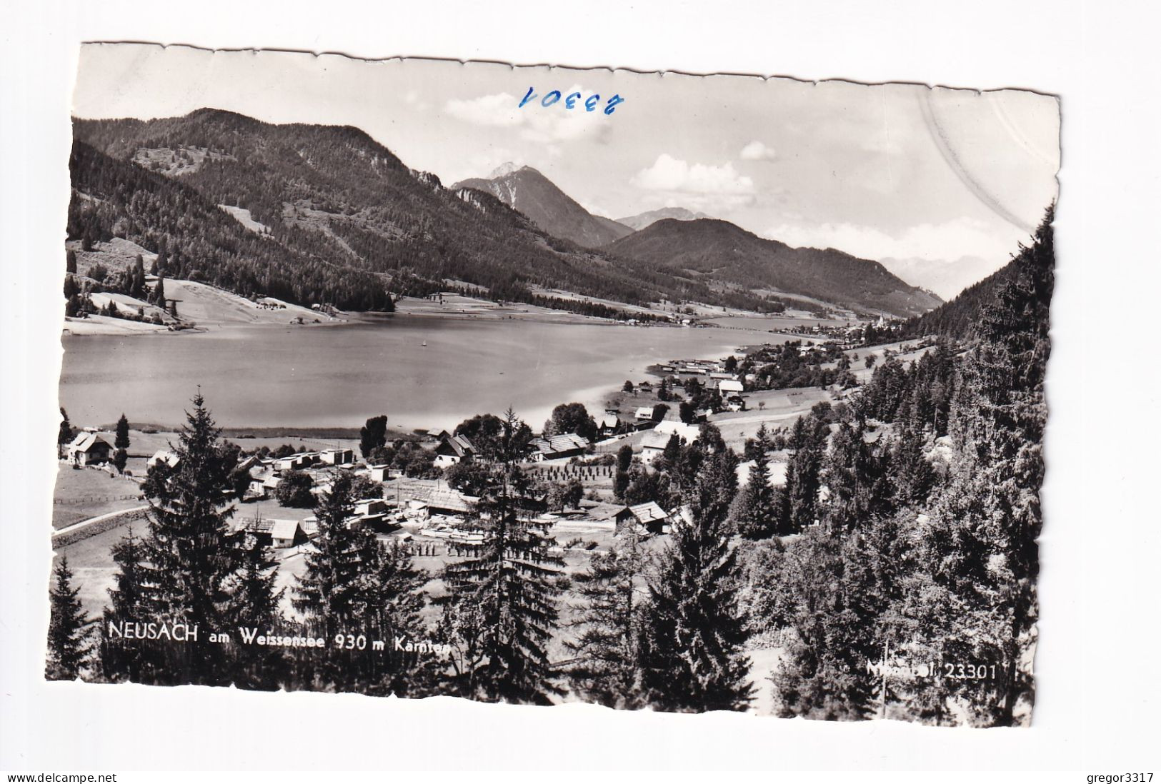 E5540) NEUSACH Am  WEISSENSEE - Kärnten - Häuser - FOTO AK S/W - Monopol 23301 - Weissensee