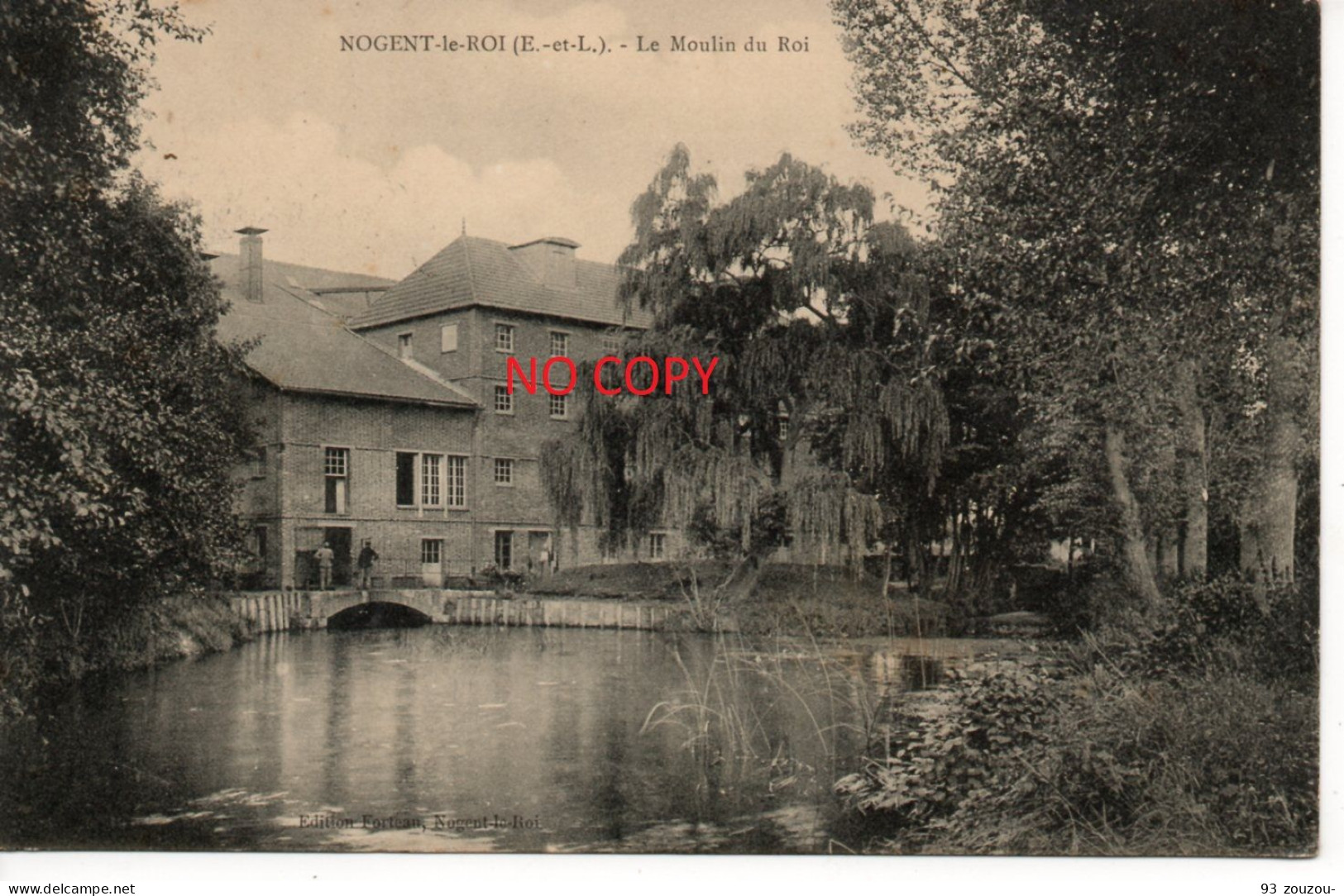 28. NOGENT LE ROI . Le Moulin Du Roi , Animée . - Nogent Le Roi