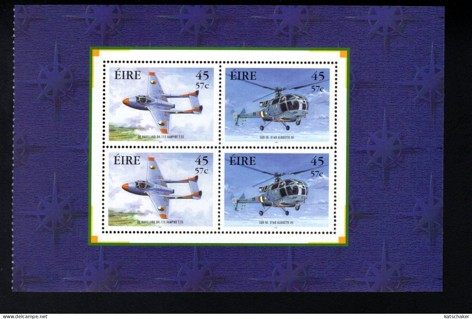 1985219539 2000 SCOTT 1269B (**) POSTFRIS MINT NEVER HINGED - AIREPLANES - BOOKLET PANE - Nuovi