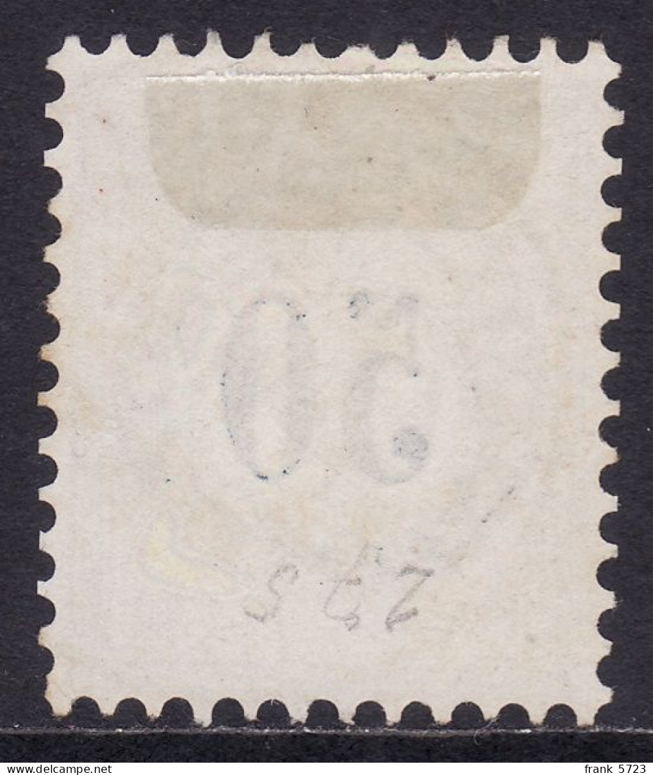 Schweiz: Abart Portomarke ZNr. 7IIN.2.03 (Plattenfehler Doppelsterne) Stempel CHAUX DE FONDS 11 VI 81 DIS. - Postage Due