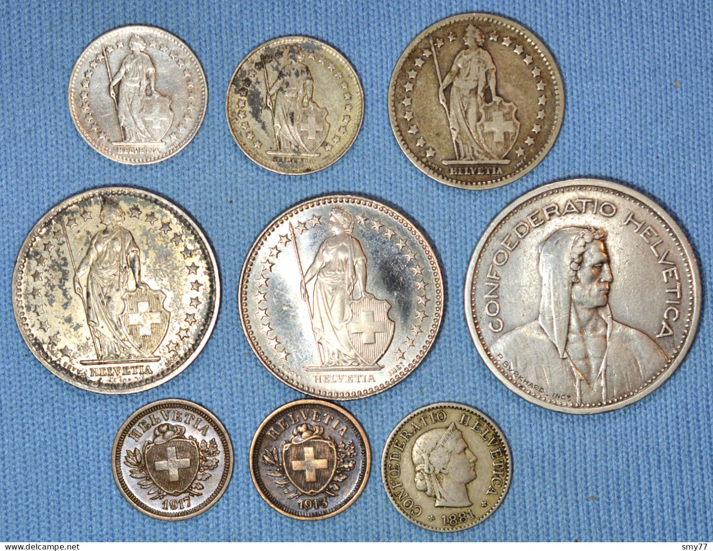 Suisse / Switzerland / Schweiz • Lot 9x • Including Scarcer And Silver Coins • [24-250] - Collezioni E Lotti