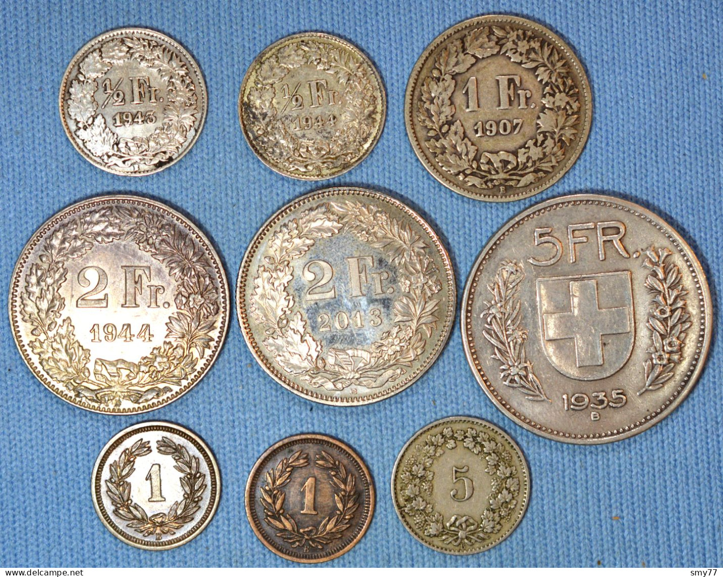 Suisse / Switzerland / Schweiz • Lot 9x • Including Scarcer And Silver Coins • [24-250] - Collezioni E Lotti