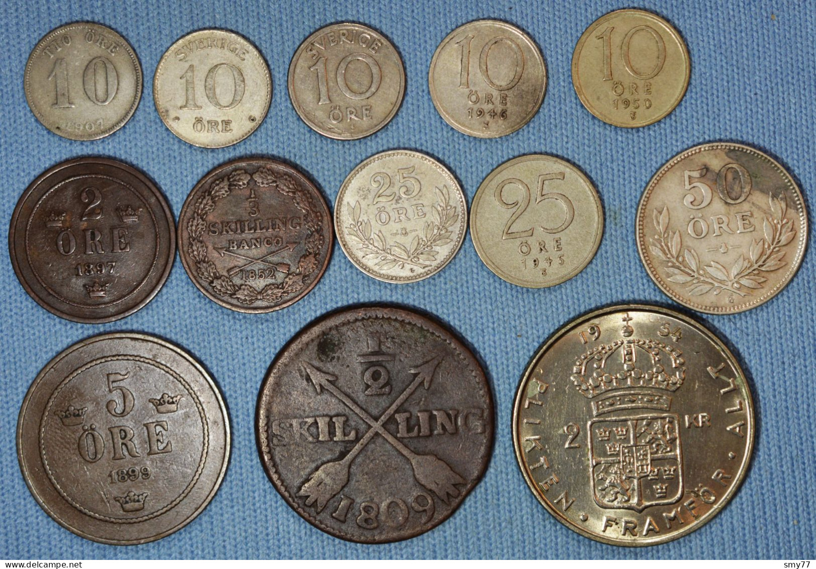 Suède / Sweden • Lot 13x • Including Overdate 1946/5 And Silver Coins Or Special Items • See Details • [24-251] - Suède