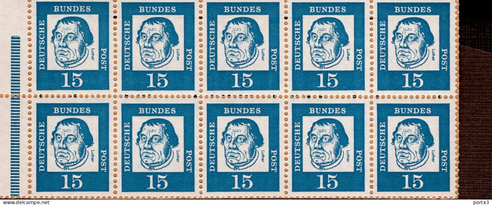 Heftchenblatt Bund 13 Martin Luther MNH **postfrisch Neuf (1) - 1951-1970