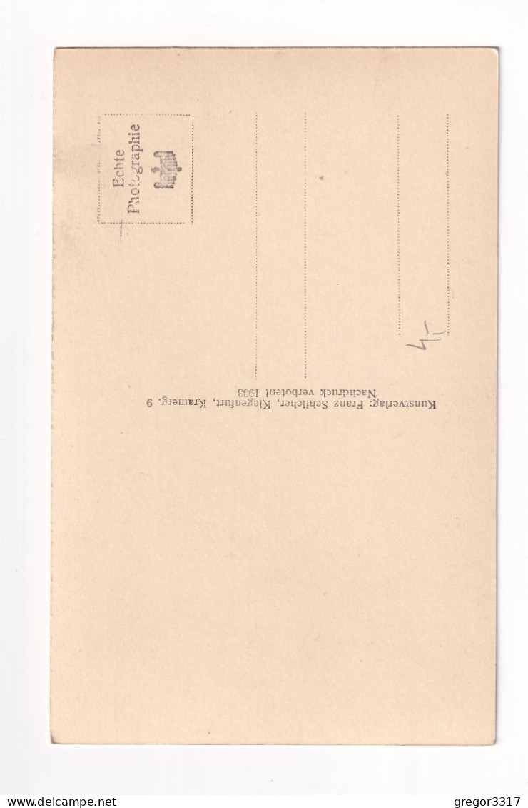 E5546) Aus Kärnten - MARIA WÖRTH - Kircheingang Mit Altem Mann Sitzend Neben Stiegenaufgang 1933 - Maria Wörth