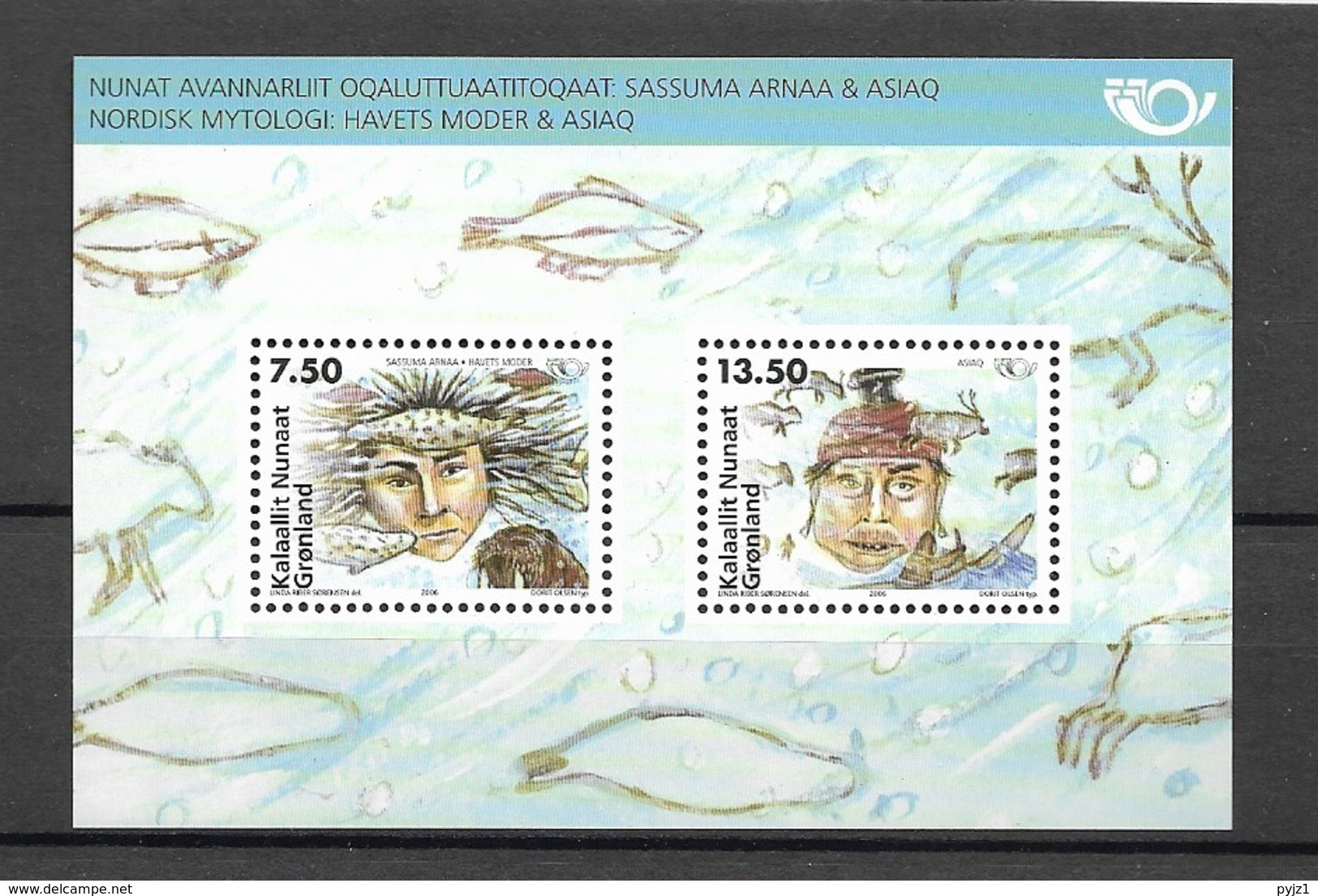 2006 MNH  Greenland, Postfris** - Ungebraucht