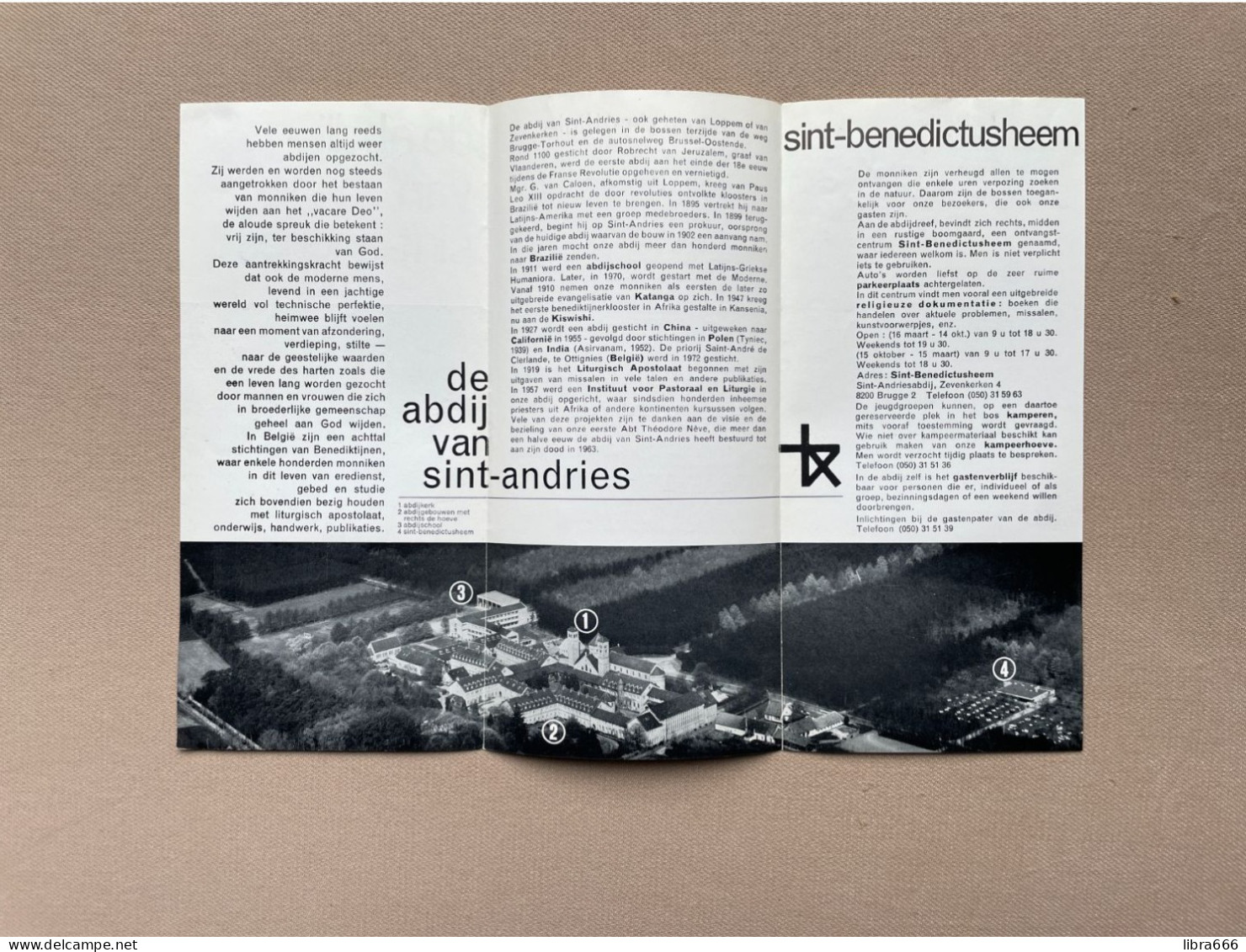 Brochure - SINT-ANDRIES - ABDIJ Zevenkerken Brugge - Pubblicitari