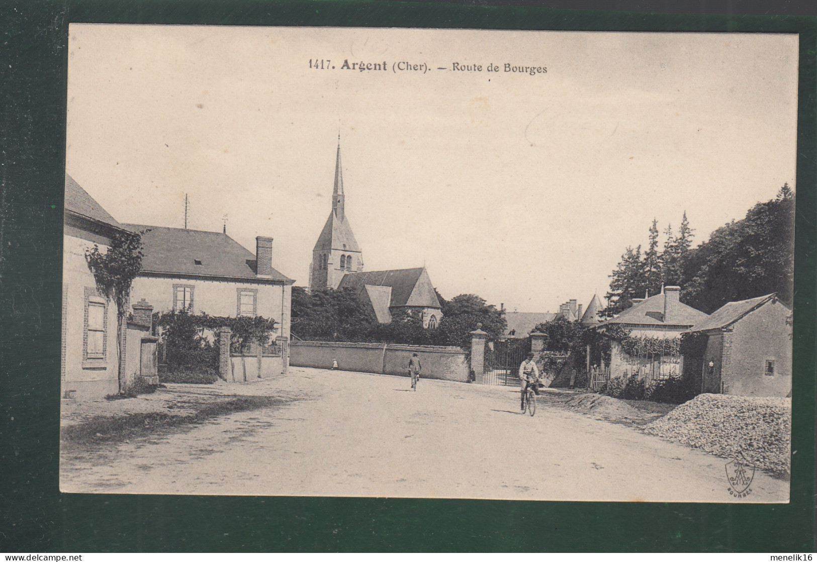 CP - 18 - Argent - Route De Bourges - Argent-sur-Sauldre