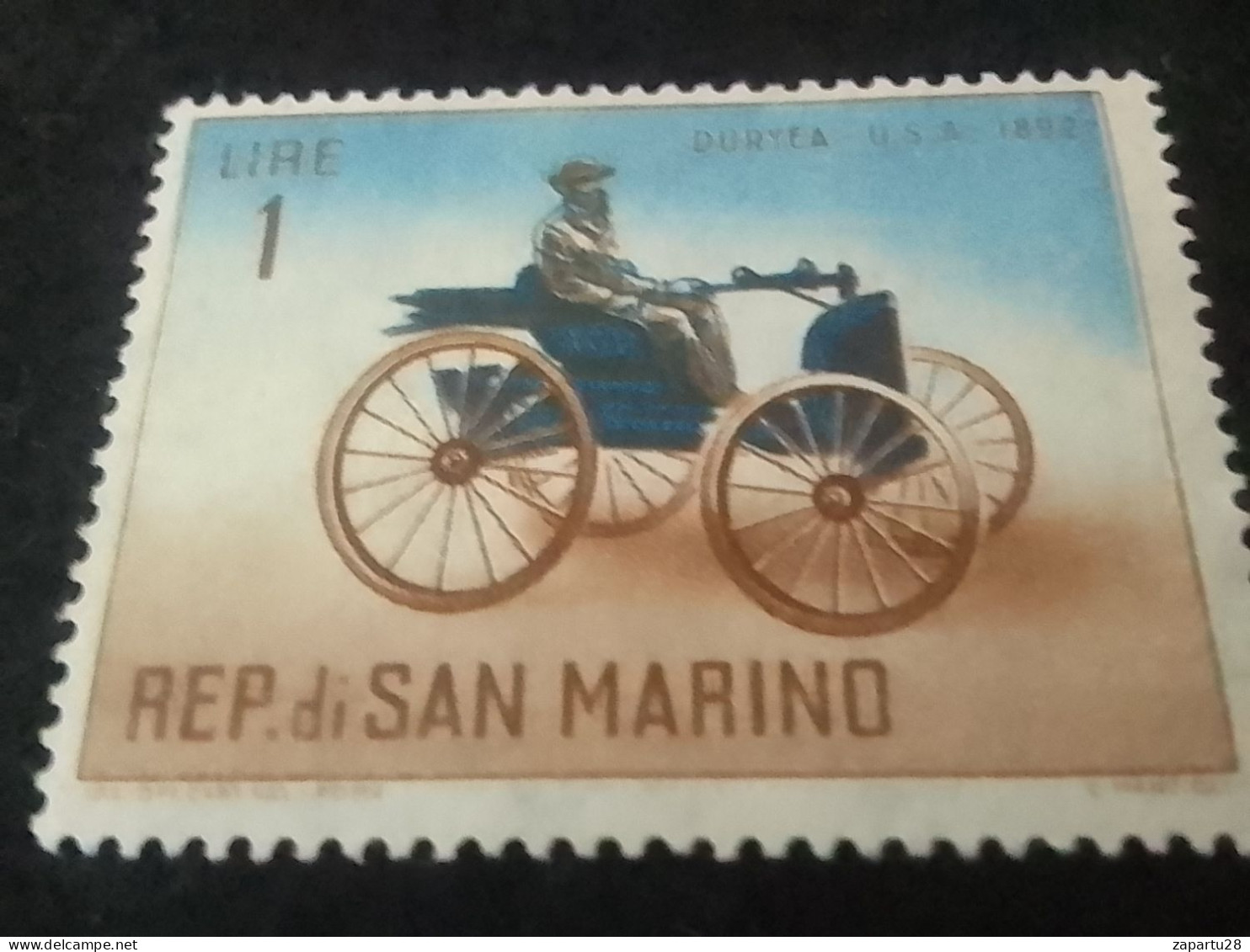 SAN MARİNO -1960-80     1     LİRE   DAMGALI - Used Stamps