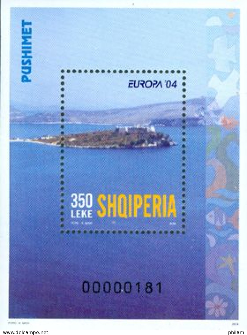 ALBANIE 2004 - Europa - Les Vacances -Pushimet- Bloc - 2004