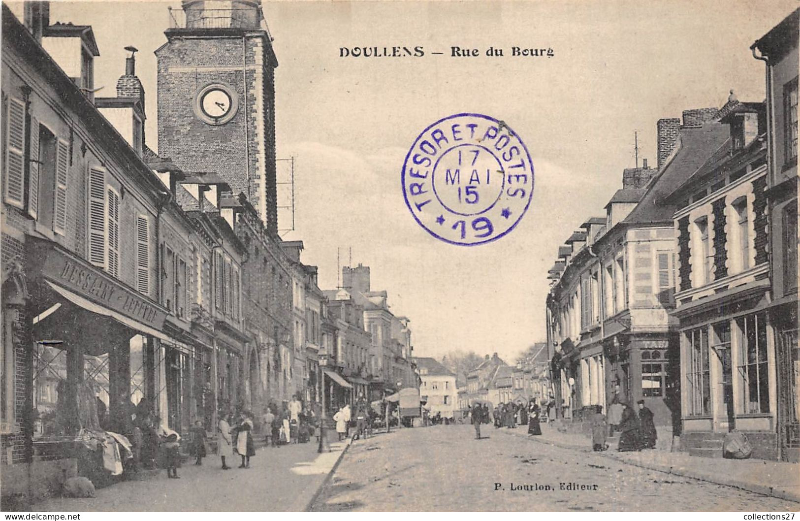 80-DOULLENS- RUE DU BOURG - Doullens