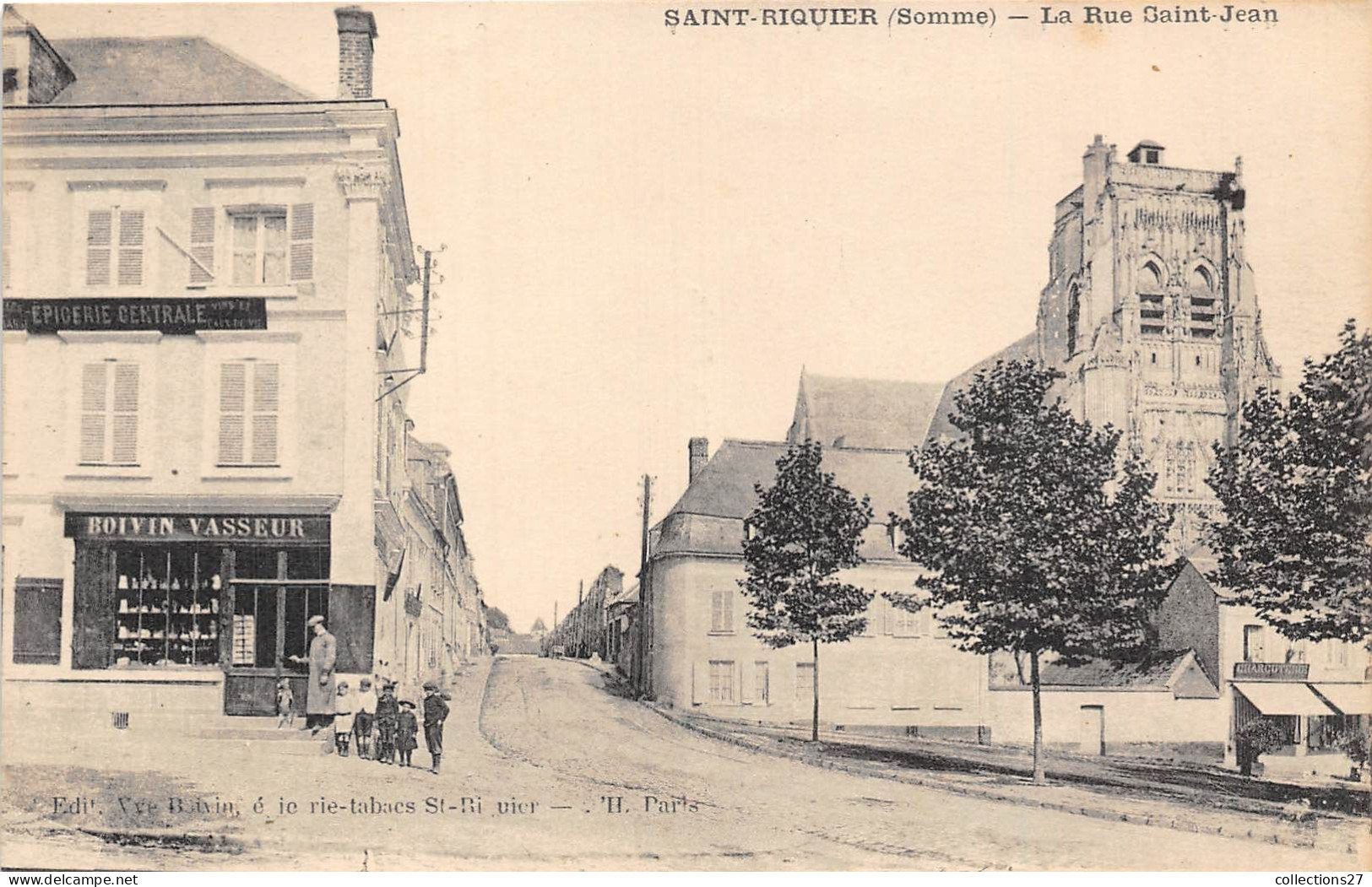 80-SAINT-RIQUIER- LA RUE SAINT-JEAN - Saint Riquier