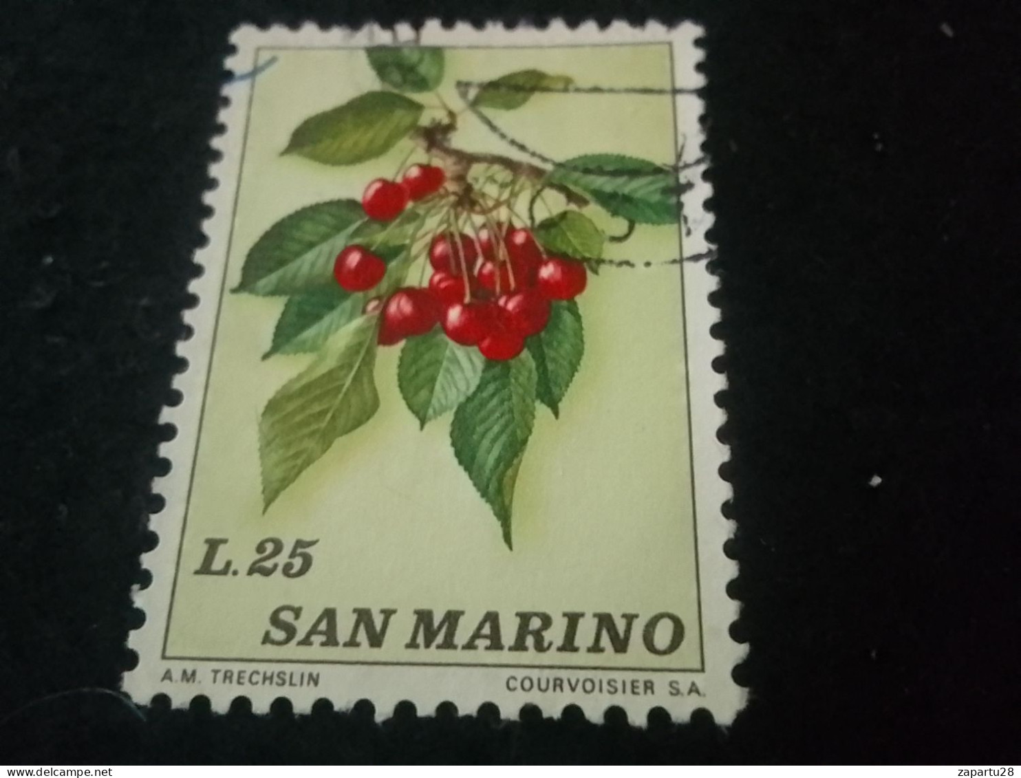 SAN MARİNO -1960-80     25    LİRE   DAMGALI - Usati