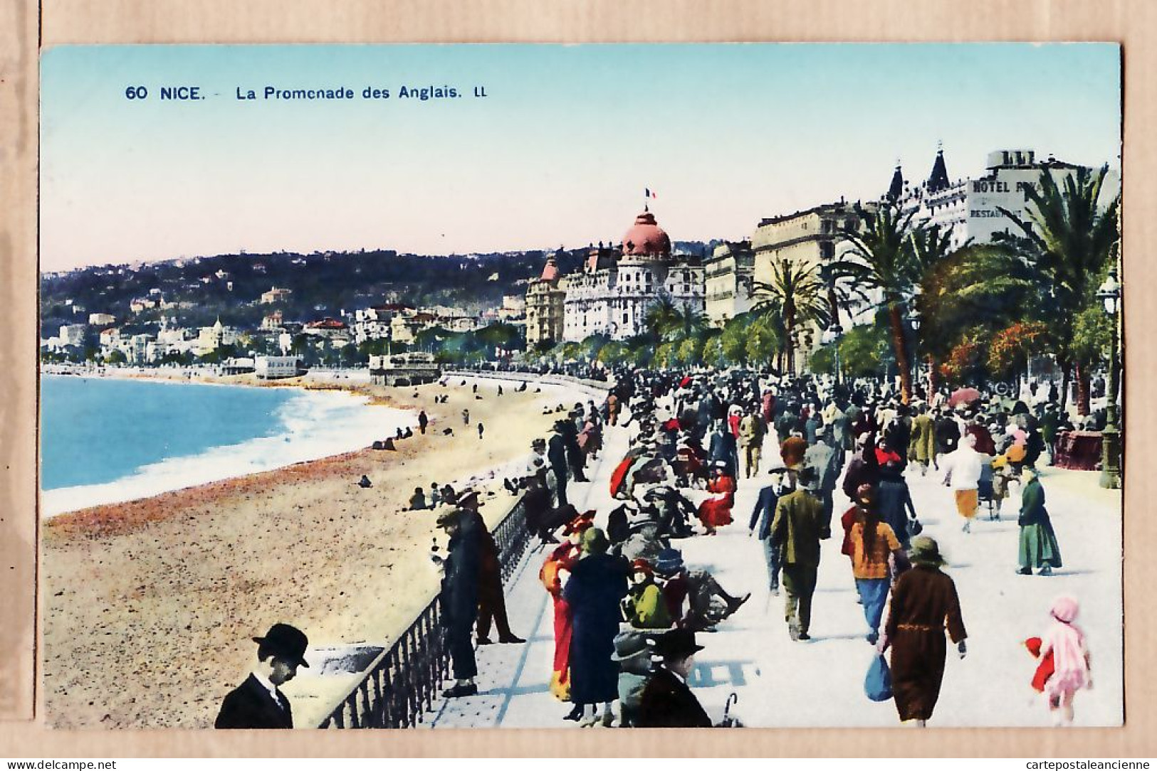 12384 / ⭐ NICE 06-Alpes Maritimes Promenade Des ANGLAIS 1920s - Litho Color LEVY NEURDEIN 60 - Places, Squares
