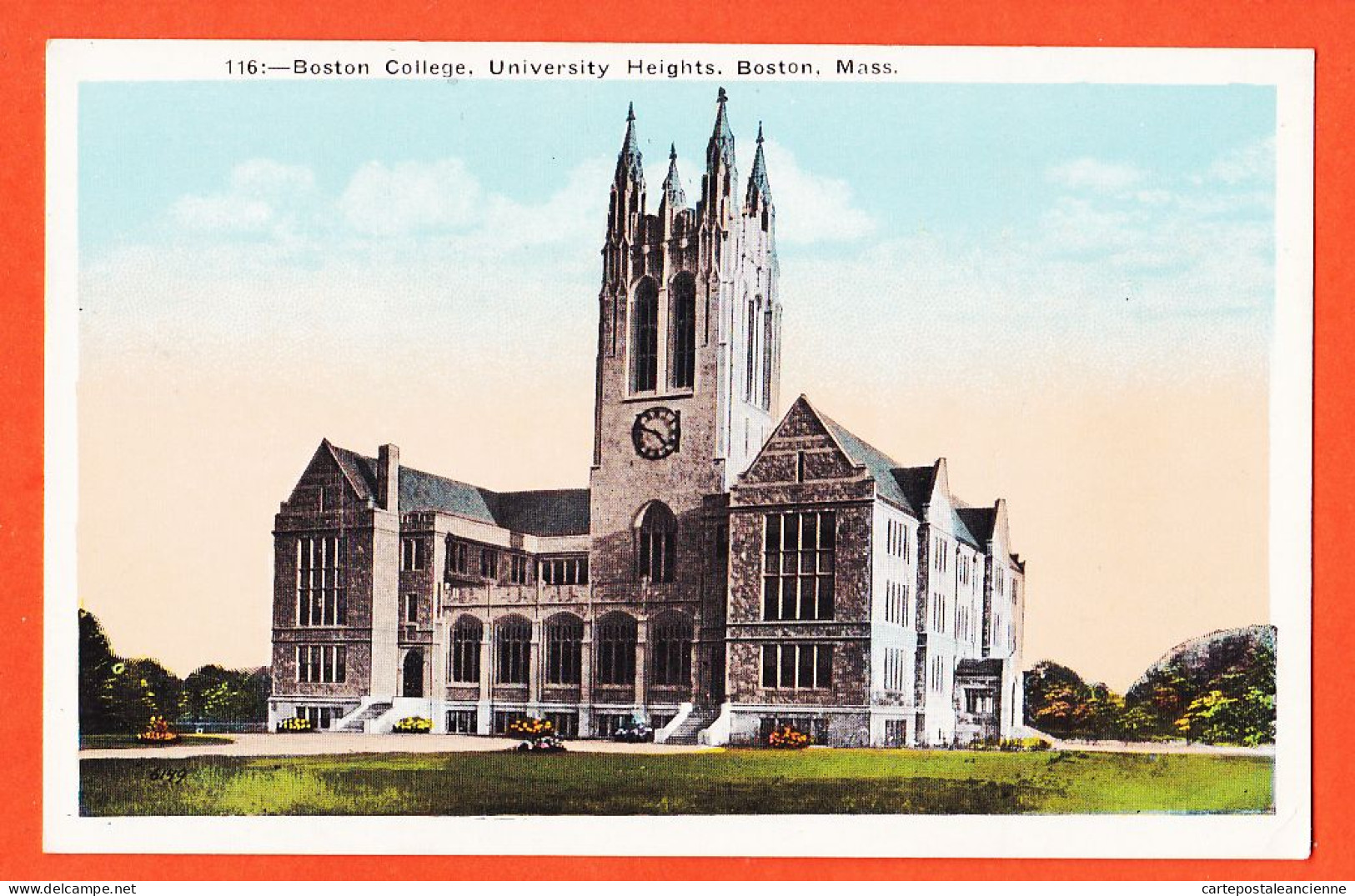 12318 / ⭐ BOSTON Massachusetts College University HEIGHTS 1910s Published ABRAMS Roxbury Mass  - Boston