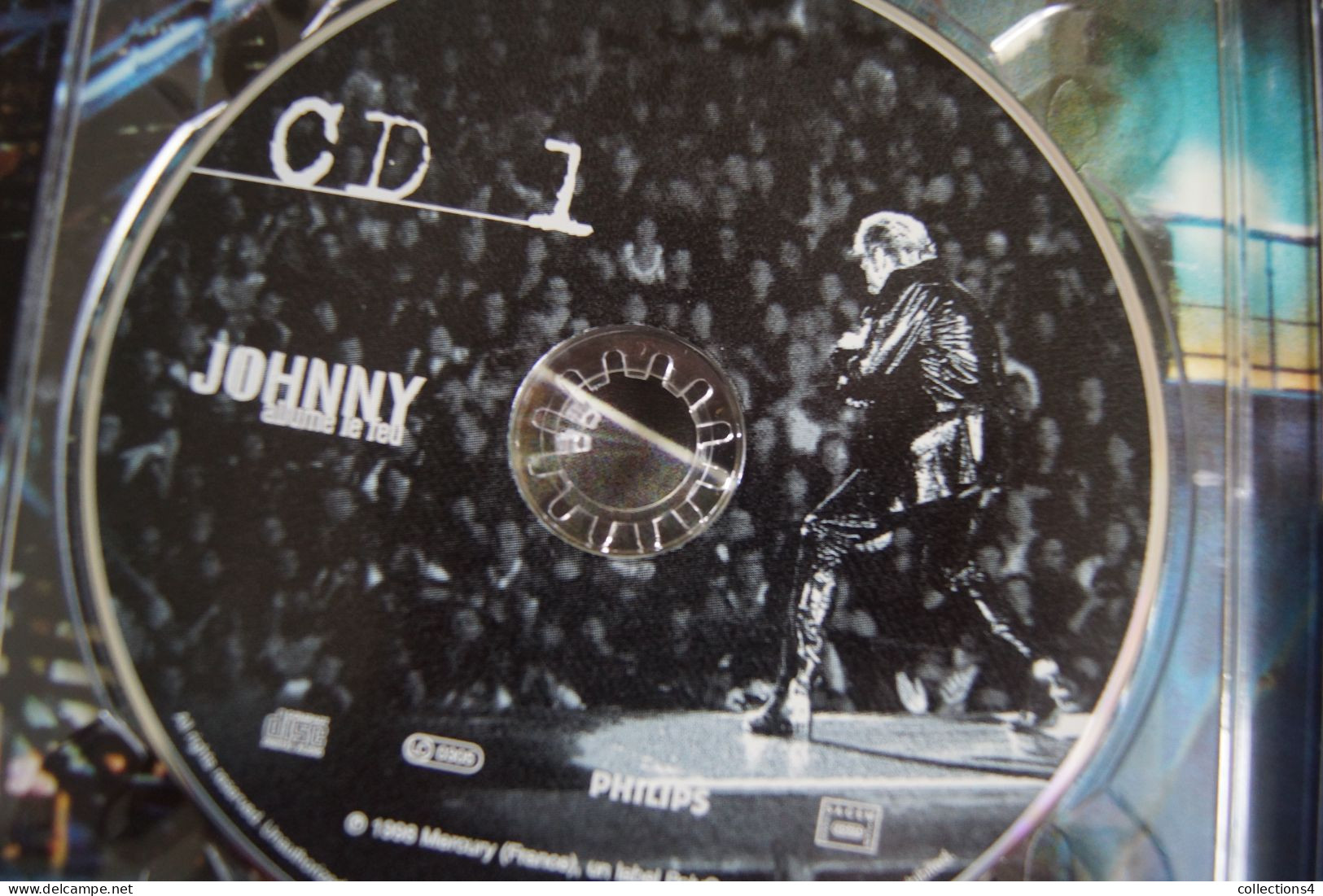 JOHNNY HALLYDAY ALLUME LE FEU STADE DE FRANCE 98 COFFRET EN 3 CD 3 CD NUMEROTE VALEUR++ GOLDMAN OBISPO BRUEL PAGNY - Rock