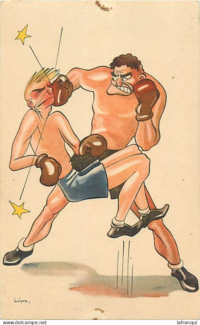 Themes Div-ref VV256-illustrateurs -dessin Illustrateur - Sports - La Boxe - Boxeurs - - Boxe