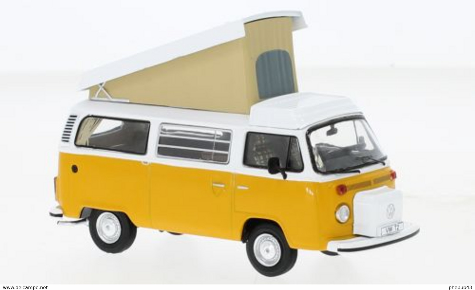 Volkswagen T2 Westfalia - 1978 - Dark Yellow/white - Ixo - Ixo