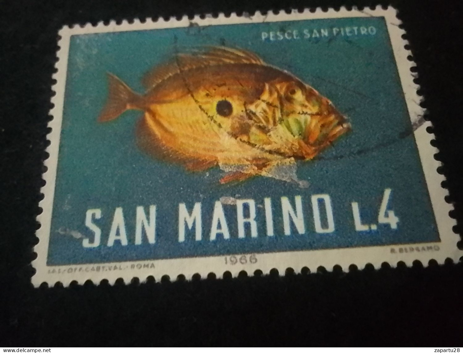 SAN MARİNO -1960-80     4    LİRE   DAMGALI - Used Stamps