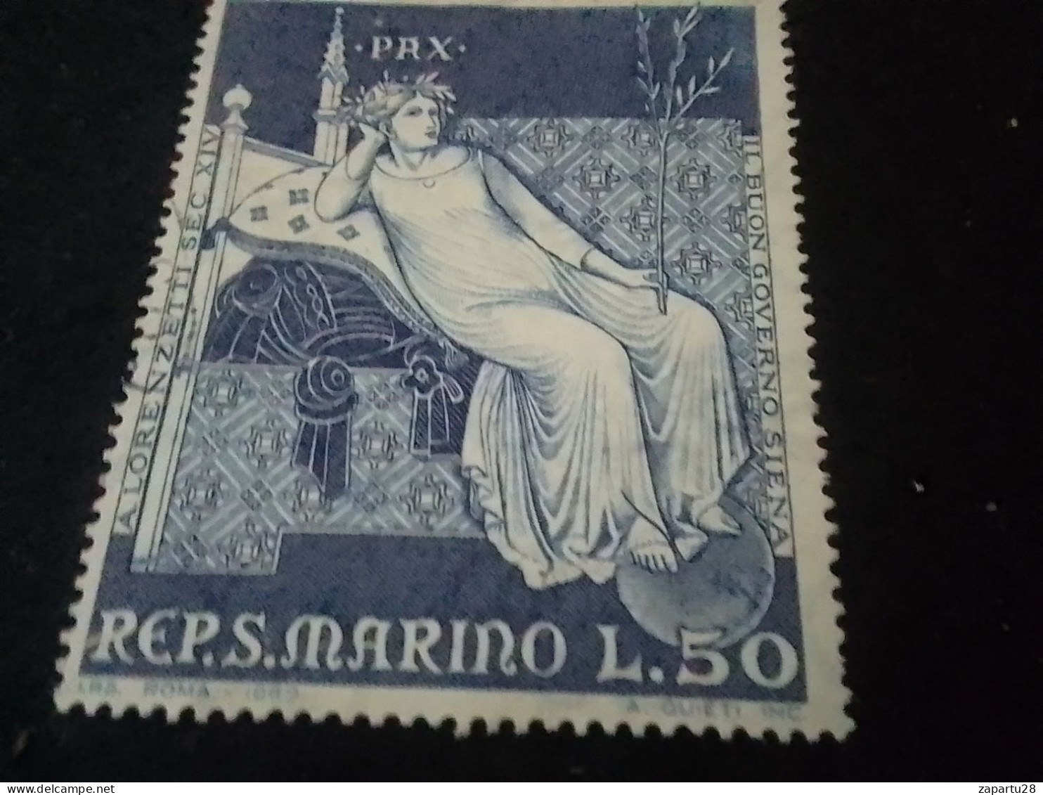 SAN MARİNO -1960-80     50    LİRE   DAMGALI - Used Stamps