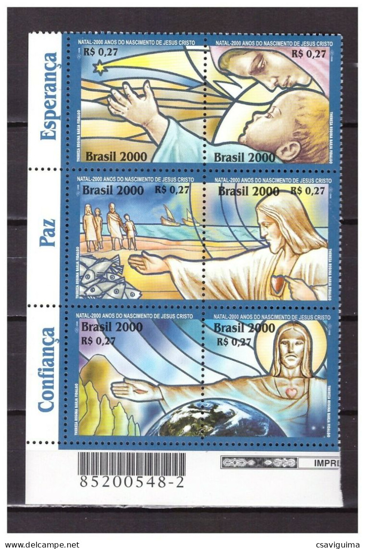 Brasil (Brazil) - 2000 - Chistmas Scenes  - Yv 2653/58 - Cristianismo