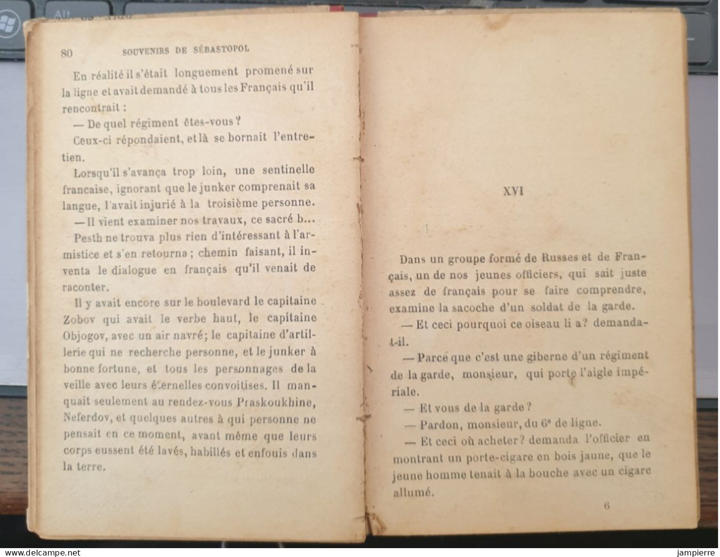 Sébastopol En Mai Et Août 1855 - Comte Léon Tolstoi - Souvenirs - Edition Flammarion, Circa 1900 - 1801-1900