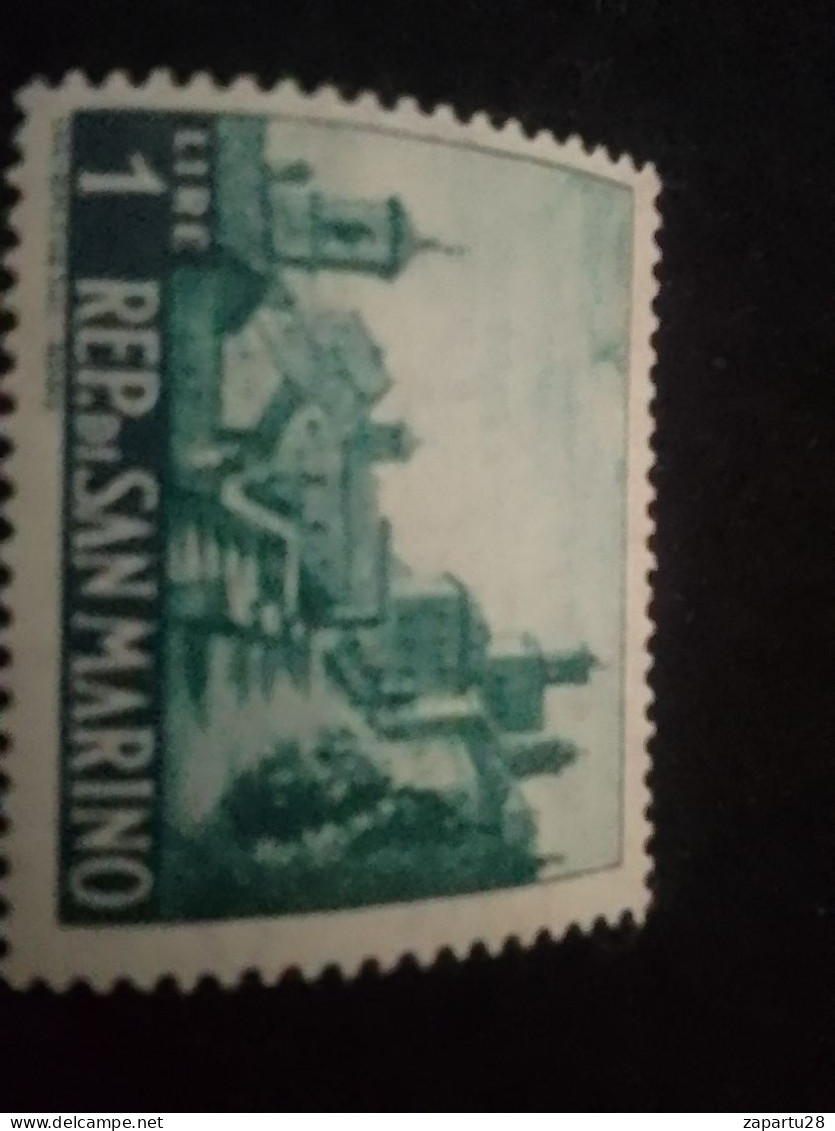 SAN MARİNO -1960-80     1    LİRE   DAMGASIZ - Unused Stamps