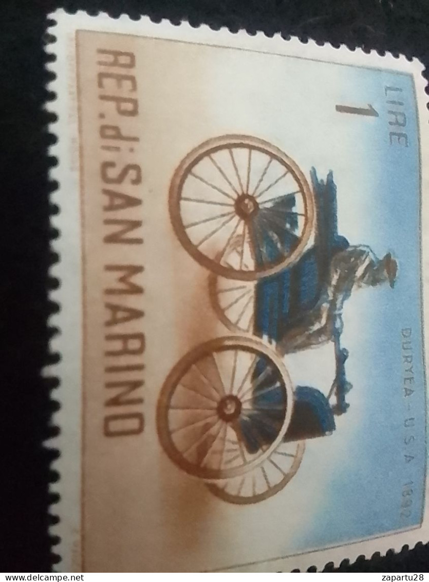 SAN MARİNO -1960-80     1   LİRE   DAMGASIZ - Unused Stamps