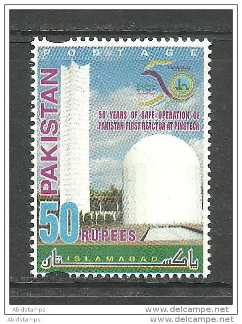 PAKISTAN 2016  50 YEARS OF FIRST NUCLEAR REACTOR IN PAKISTAN RS 50 HIGH VALUE MNH - Pakistan