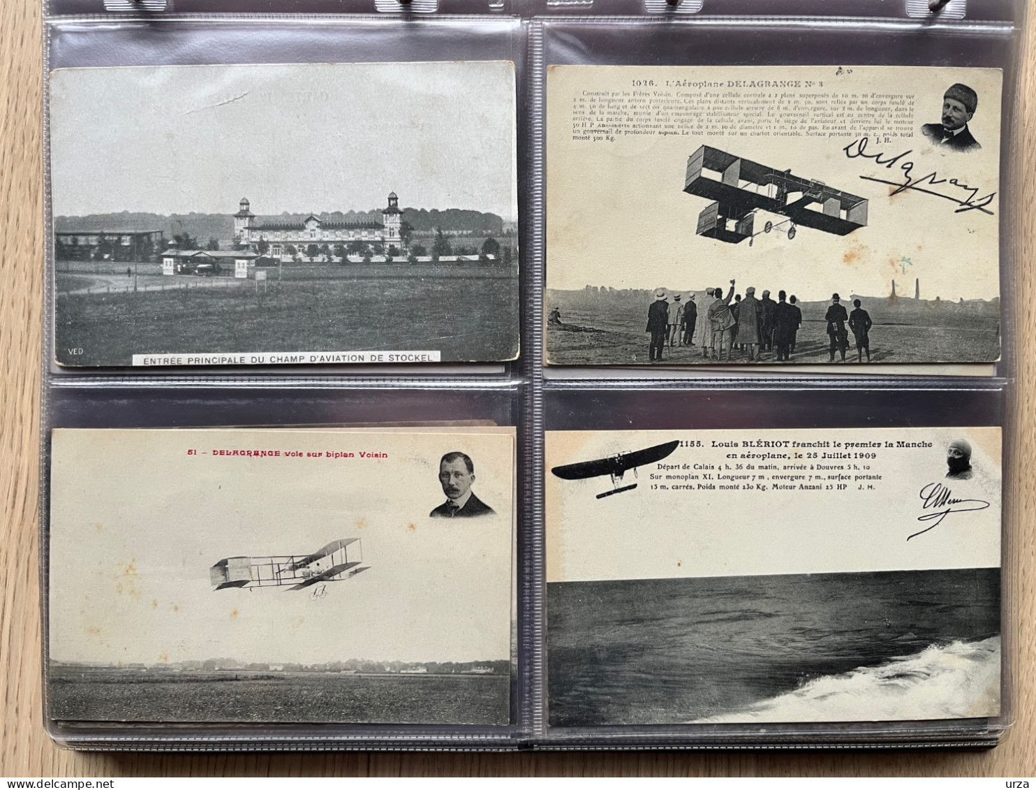 16 cpa aviation@Aéroplanes des années 1910 en actions