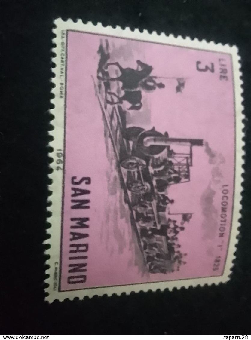 SAN MARİNO -1960-80     3   LİRE   DAMGASIZ - Unused Stamps