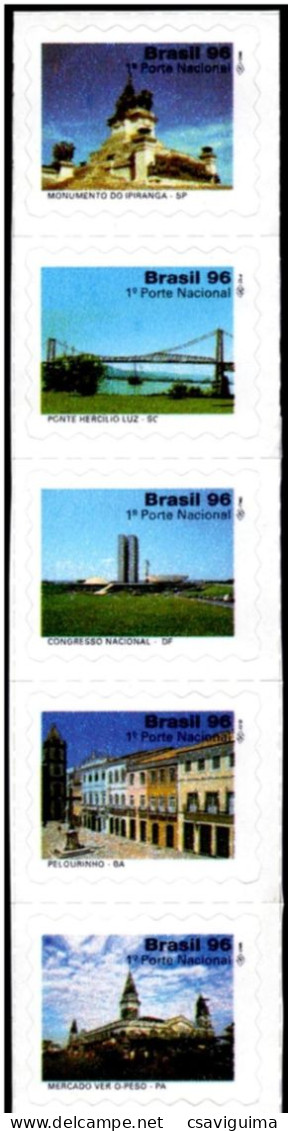 Brasil (Brazil) - 1996 - Tourism - Yv 2203/07 - Otros & Sin Clasificación