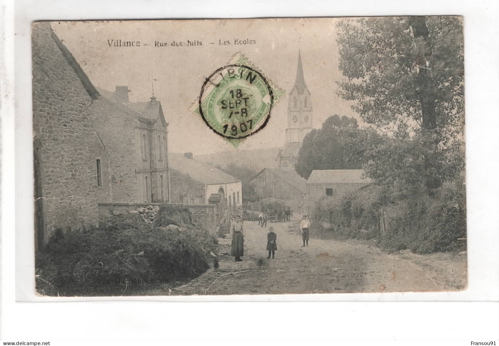 Villance Rue Des Juifs Les Ecoles ( Etat Voir Les Scans !!! ) - Libin