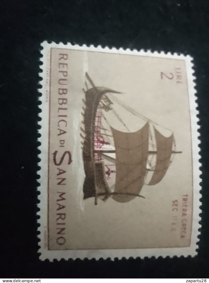 SAN MARİNO -1960-80     2  LİRE   DAMGASIZ - Unused Stamps