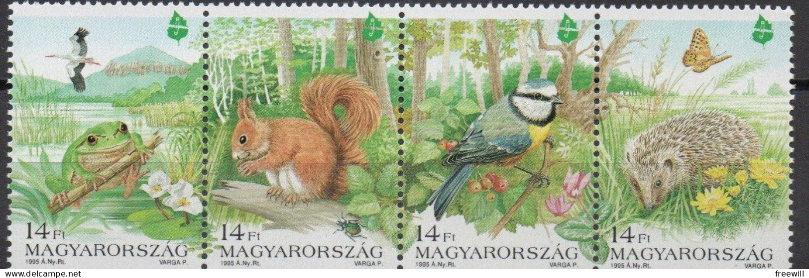 Animaux-Animals-Dieren XXX 1995 - Unused Stamps