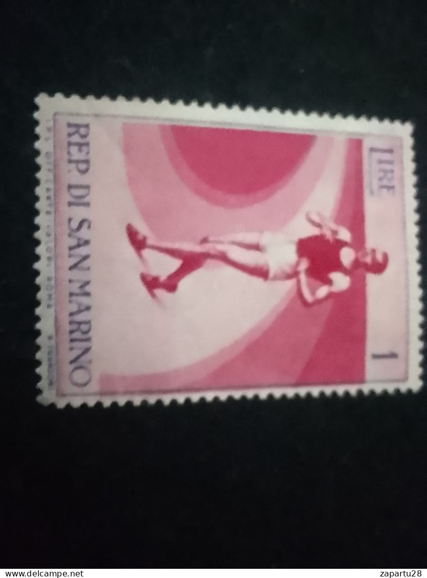 SAN MARİNO -1960-80     1  LİRE   DAMGASIZ - Unused Stamps