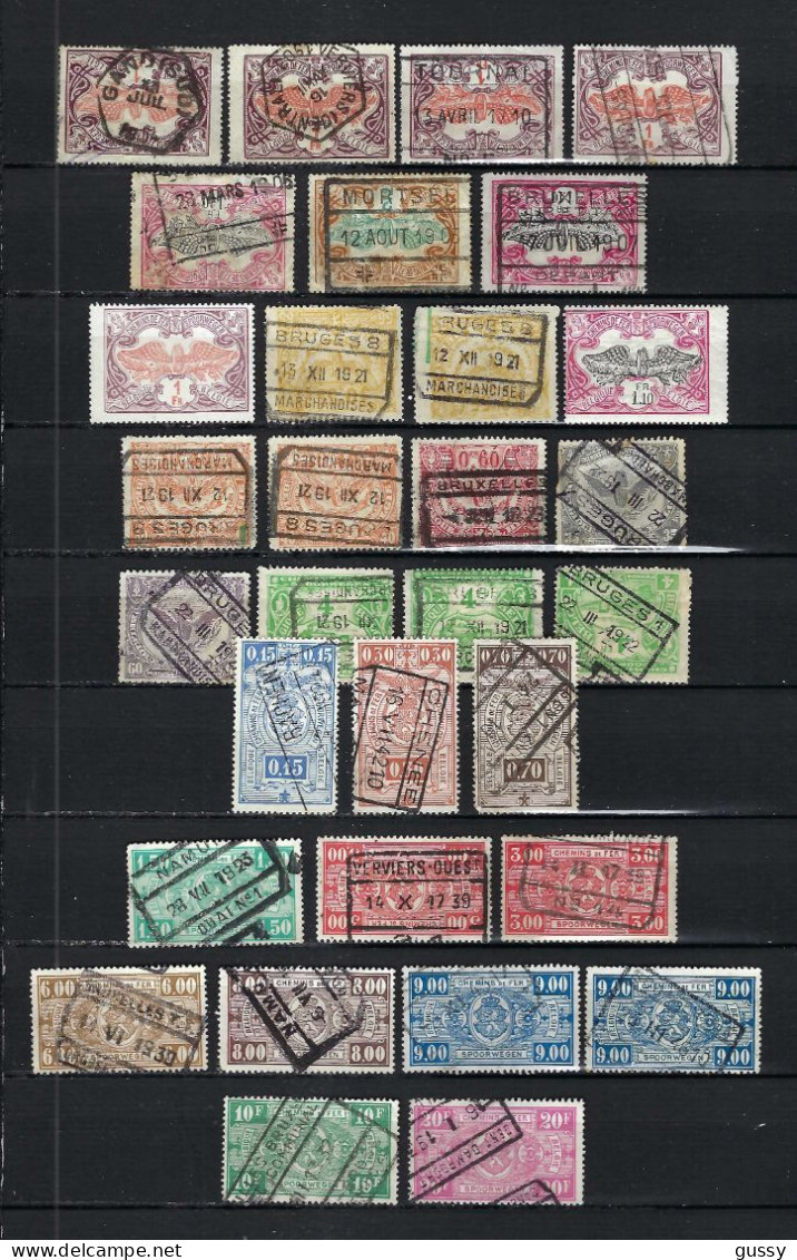 BELGIQUE Ca.1902-40: Lot D' Obl. - Used