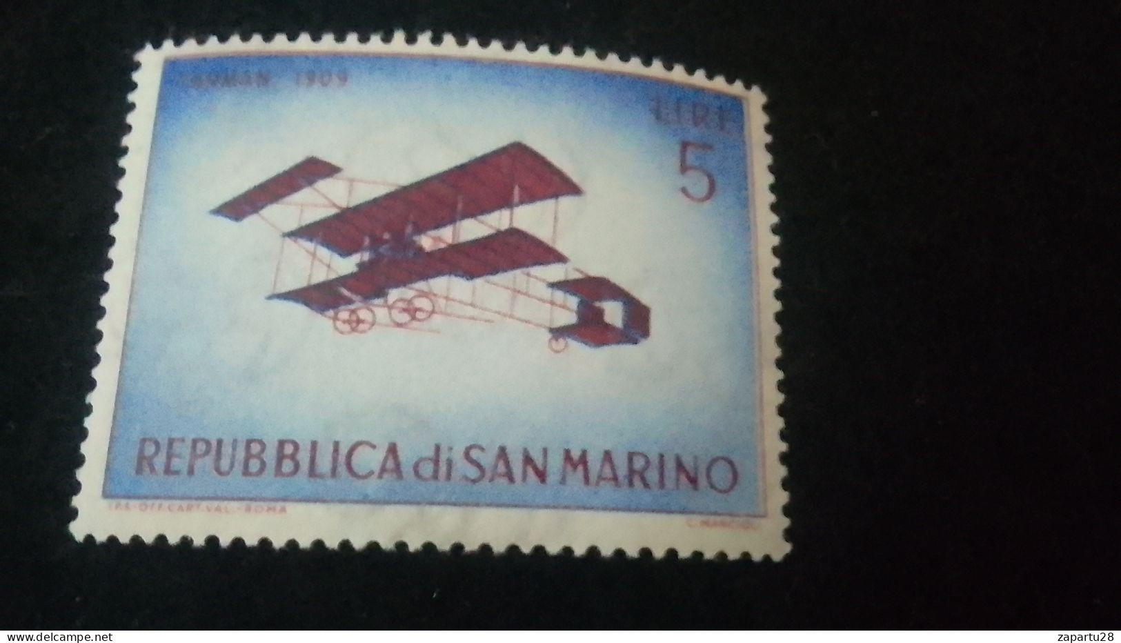 SAN MARİNO -1960-80    5 LİRE   DAMGASIZ - Nuovi