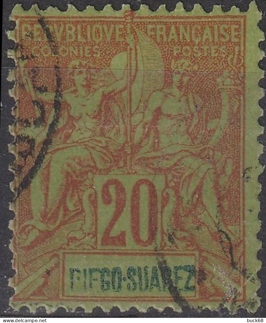 DIEGO-SUAREZ Poste 44 (o) Type GROUPE Paix Et Commerce Variété FIEFGO-SUAREZ  [ColCla] - Used Stamps