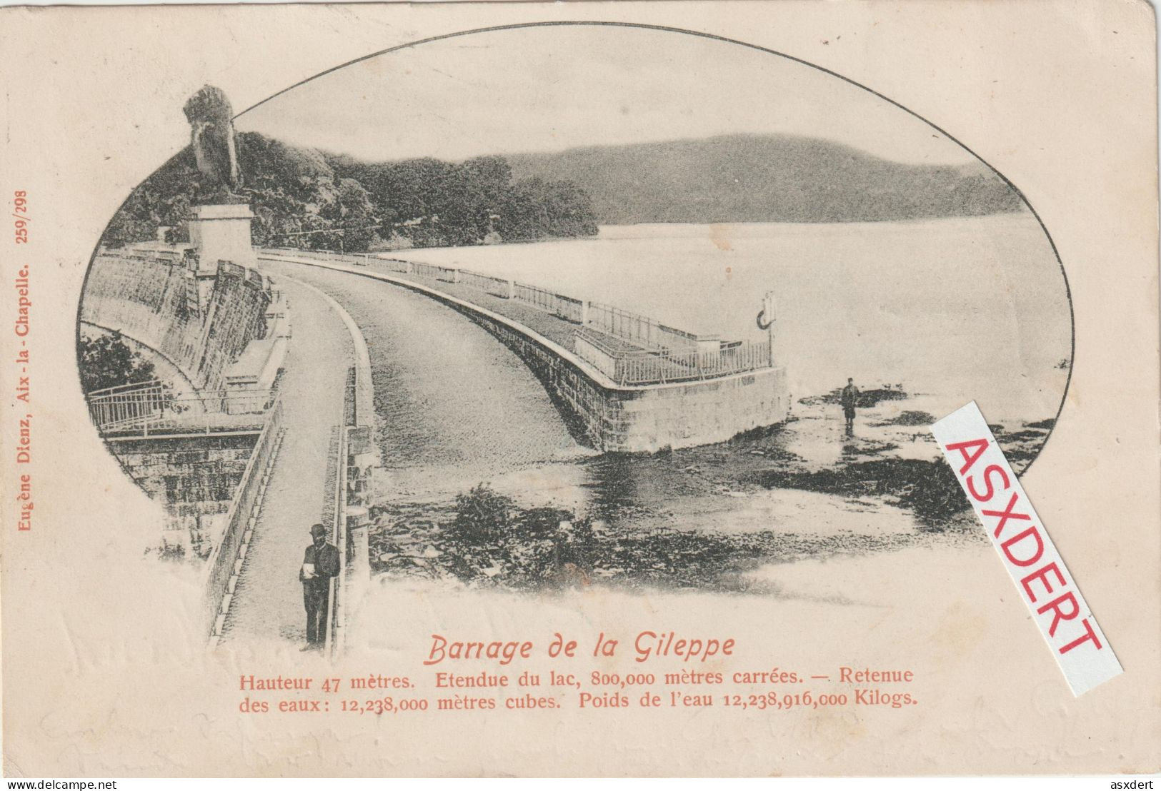 Barrage De La Gileppe1901 - Gileppe (Stuwdam)