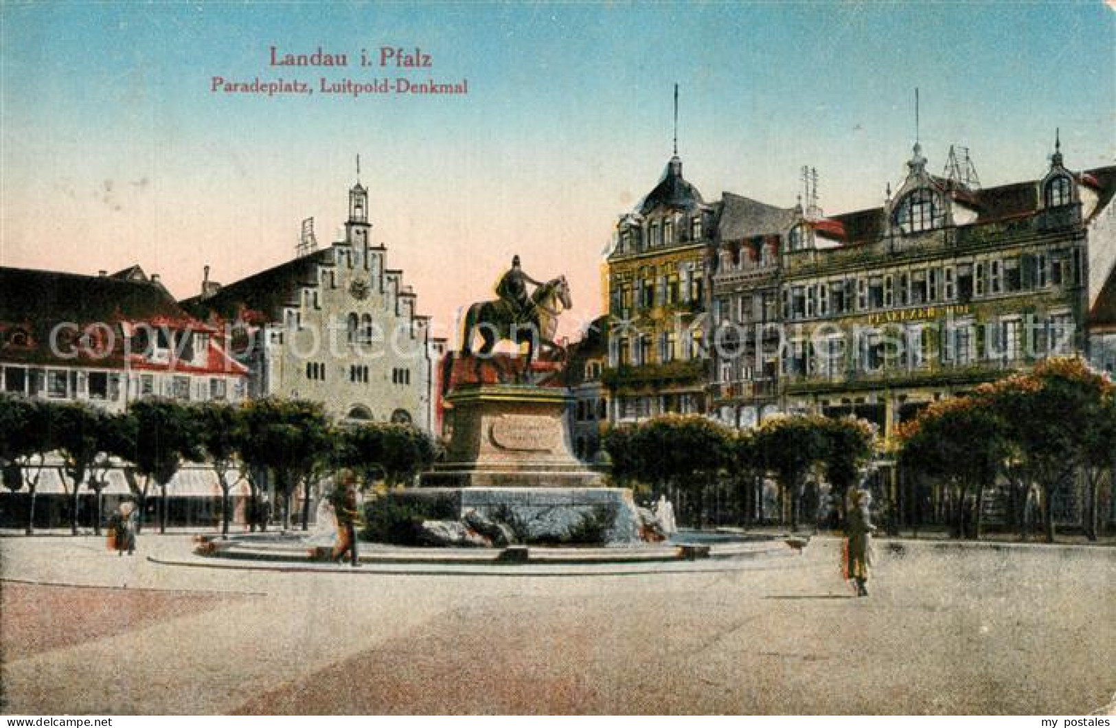 73546165 Landau Pfalz Paradeplatz Luitpold Denkmal Landau Pfalz - Landau