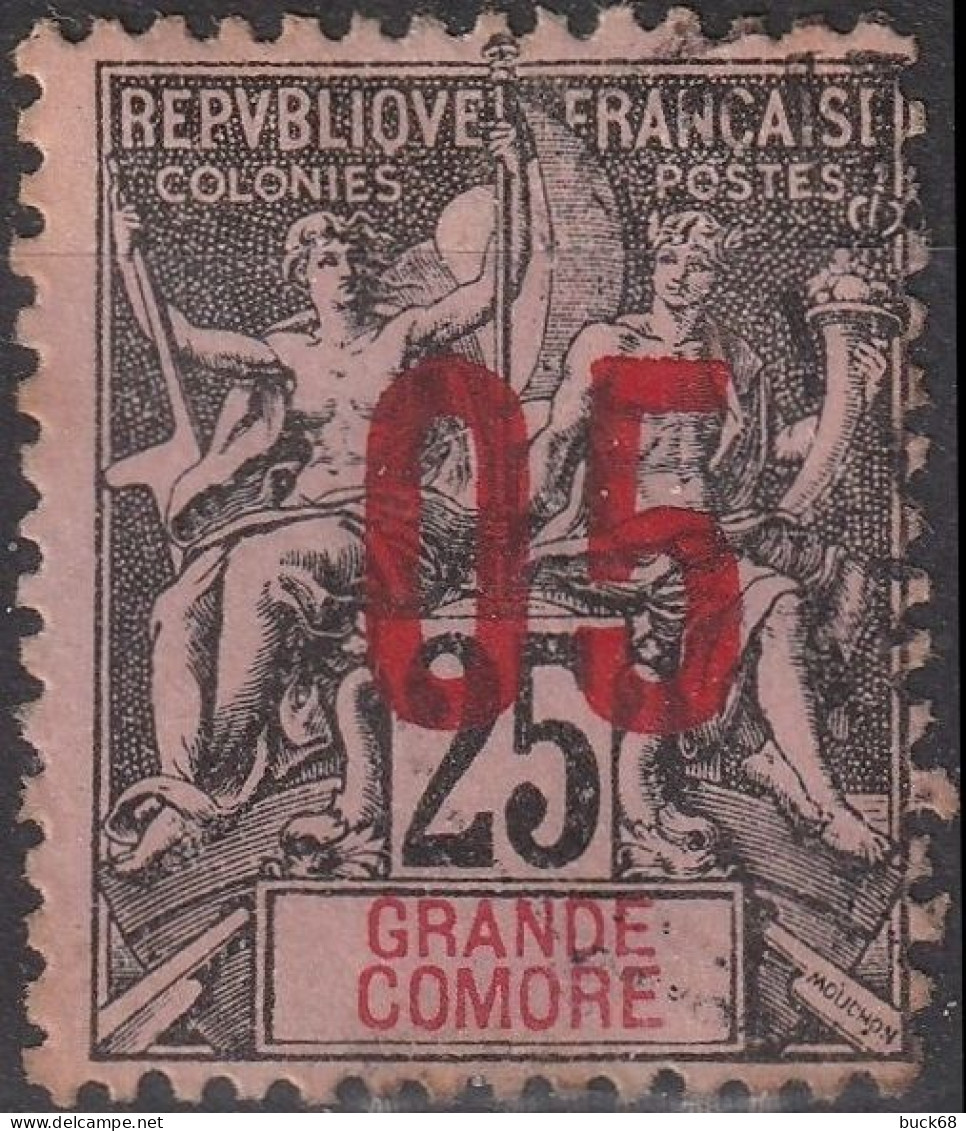 GRANDE COMORE Poste  24 (o) Used Type Groupe Classique 1912 [ColCla] (CV 2 €) - Unused Stamps