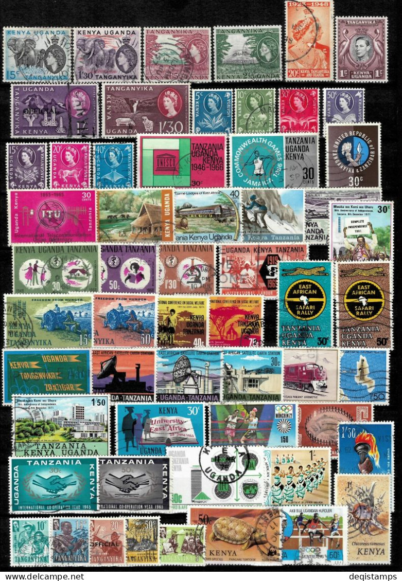 GB Kenya Uganda And Tanganyika 1900/1960  Used Collection - Kenya, Ouganda & Tanganyika