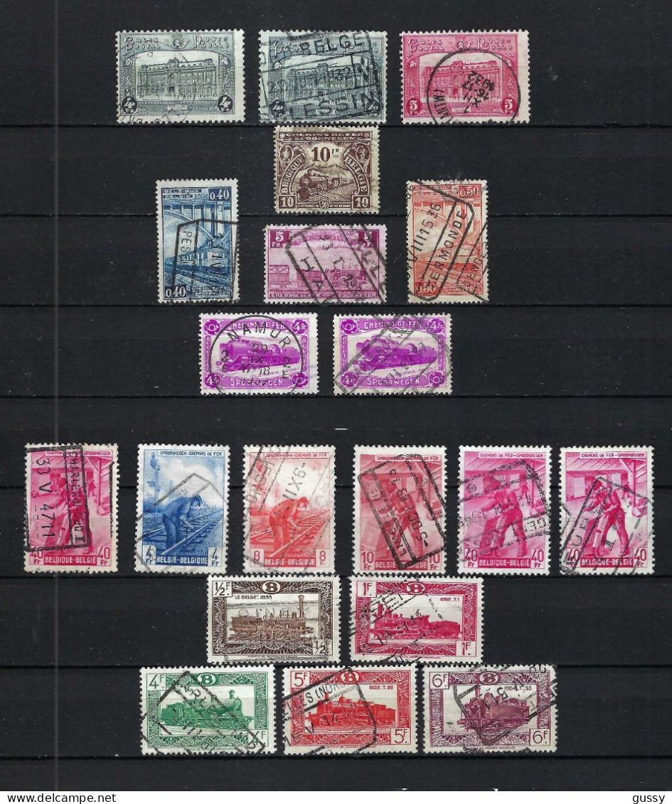 BELGIQUE Ca.1930-50: Lot D' Obl. - Afgestempeld