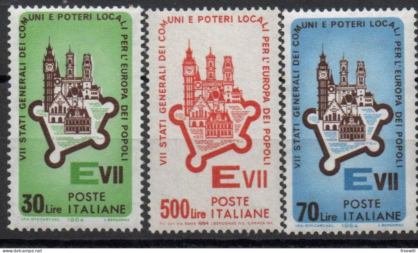 Congrès Des Villes Européennes 1964 XX - 1961-70: Mint/hinged